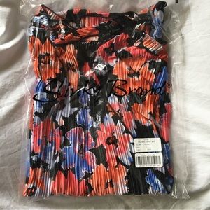 NEW Slinky Brand multicolored draped top